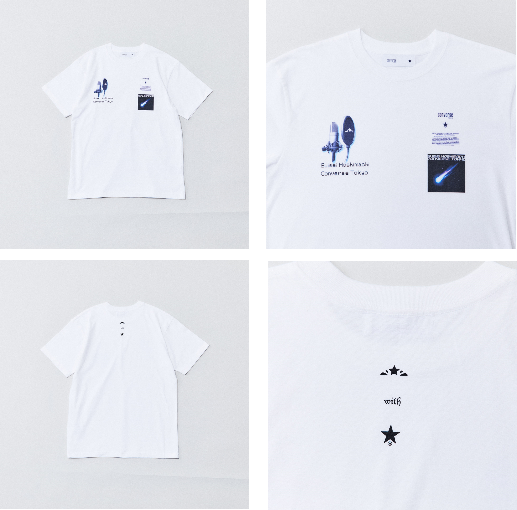 ホロライブ 星街すいせい Tシャツ CONVERSE TOKYO コラボ - Tシャツ ...