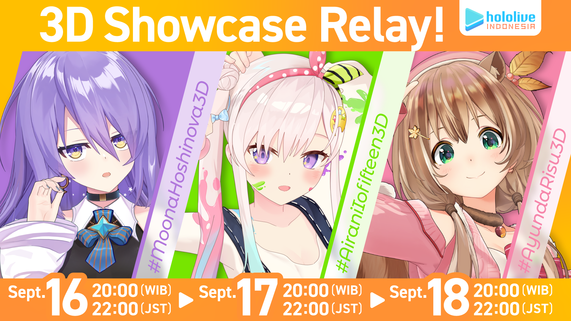 Get Ready for the hololive Indonesia 1st Generation 3D Model Showcase  Relay! | NEWS | hololive official website
