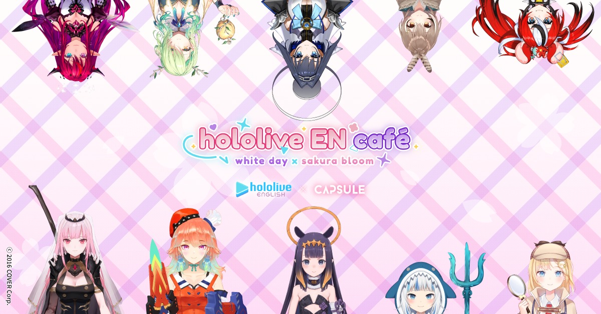 hololive English x CAPSULE Collaboration Café Opens in Taiwan From Mar 10th, 2023