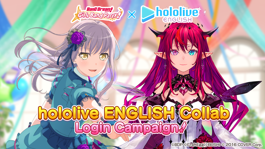 hololive English Project: HOPE x BanG Dream! Girls Band Party