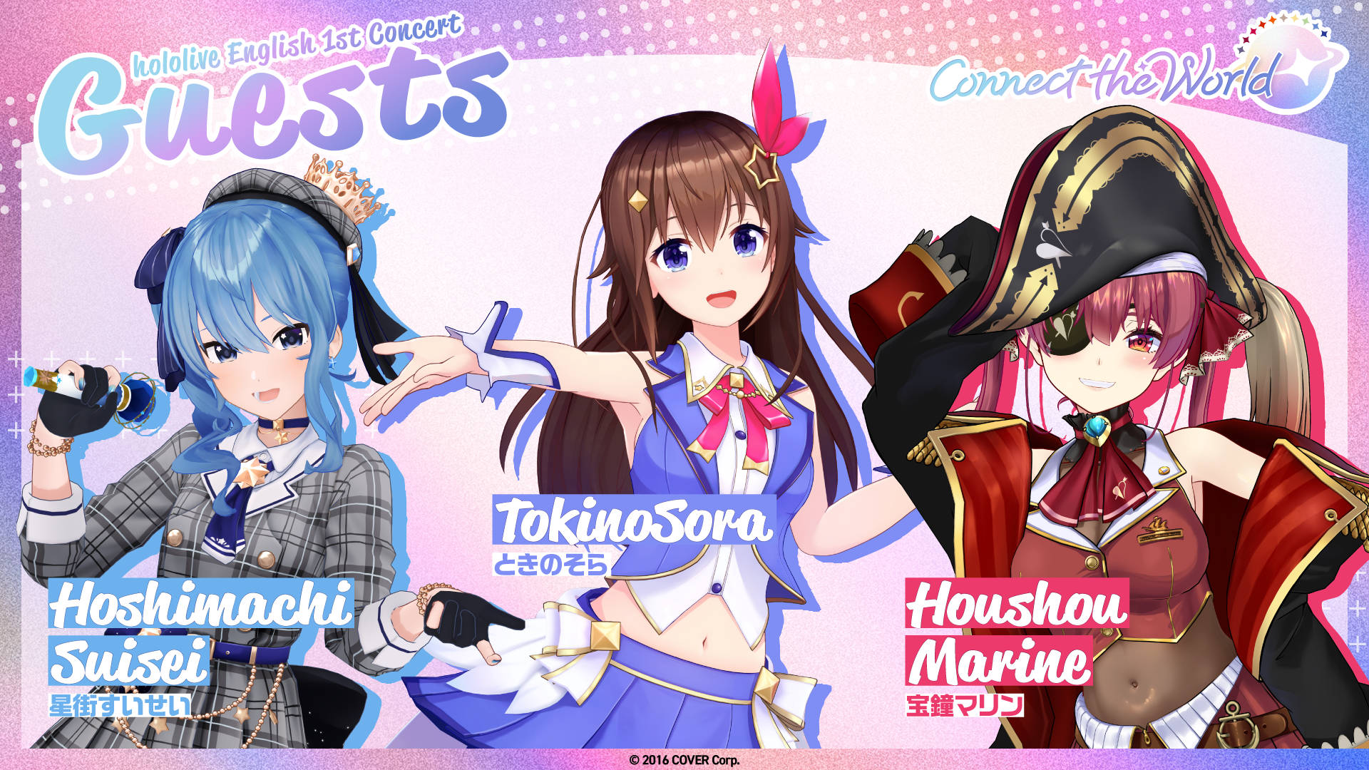 hololive English 1st Concert -Connect the World- Special Guests, New Merchandise and Sponsorship Announcement