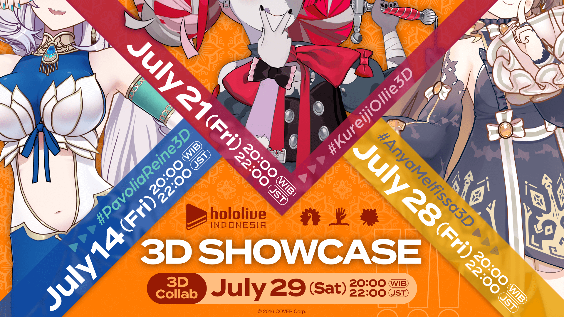 hololive Indonesia 2nd Generation Announces 3D Showcase