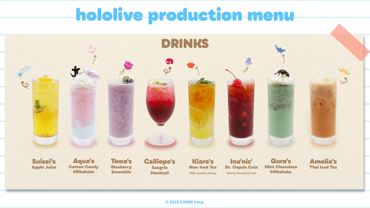 hololive production x ANIPLUS Singapore 2nd Collaboration Café 