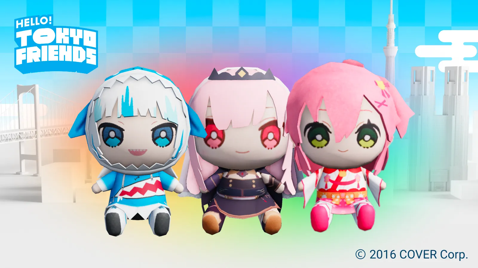 Receive Limited Items of VTubers Sakura Miko, Mori Calliope, and Gawr Gura in Tokyo Tourism’s Metaverse Space “HELLO! TOKYO FRIENDS” by Roblox