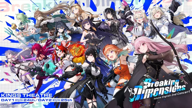 シオリ・ノヴェラ　ホロライブEN 2nd Concert 缶バッジ hololive English 2nd Concert -Breaking Dimensions-」ライブ