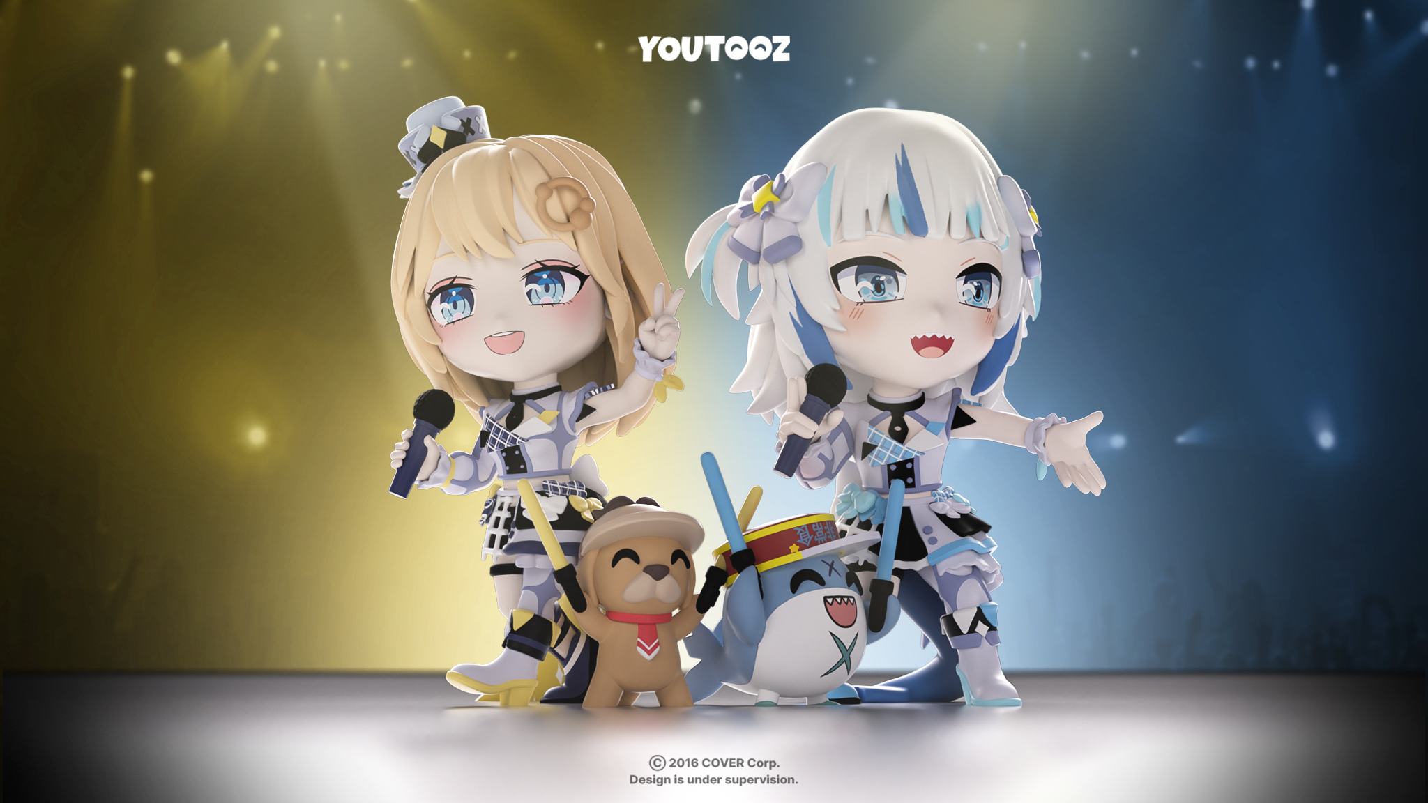 Youtooz Collectible Gawr Gura and Watson Amelia are Now Available!