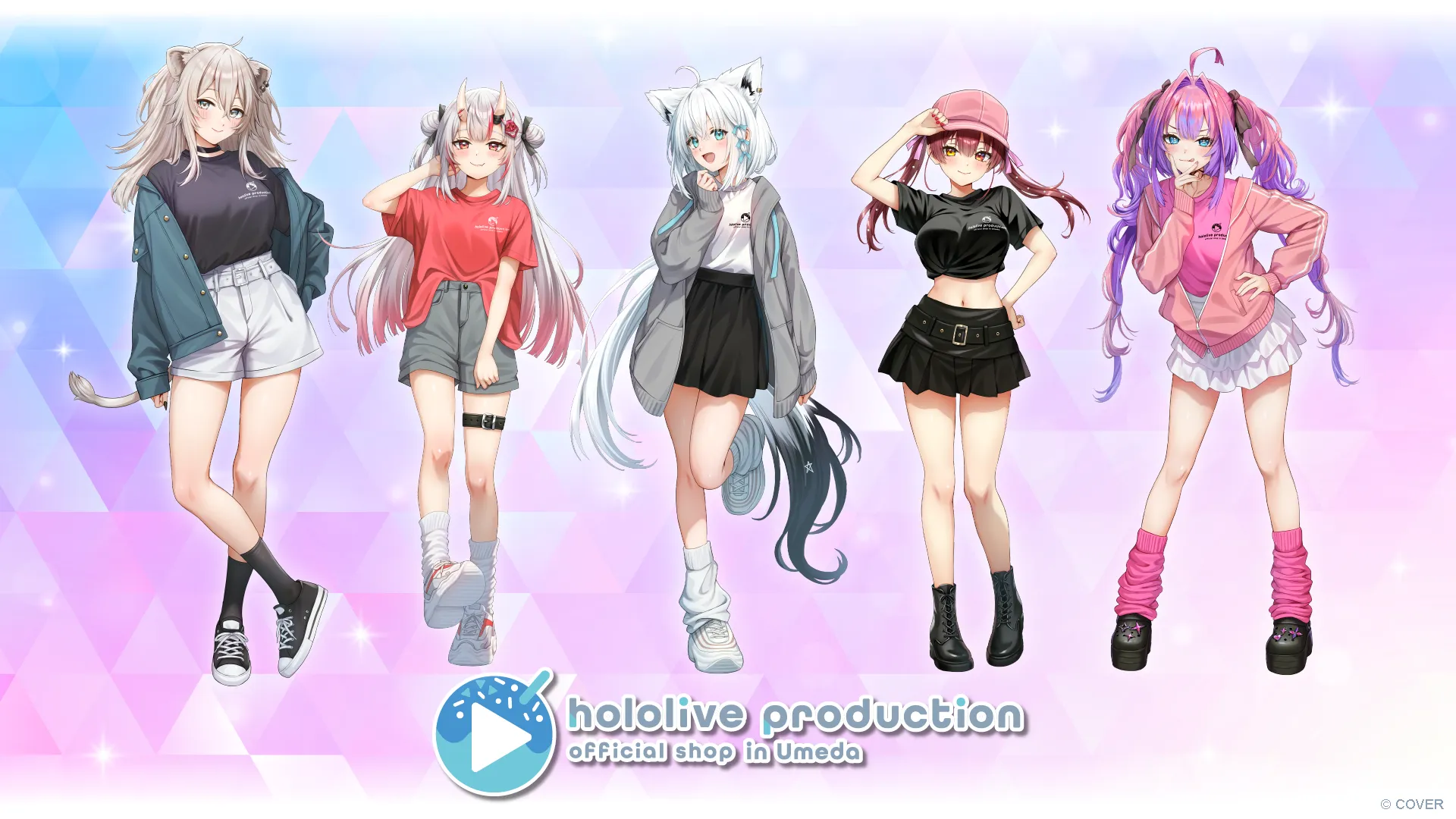 関西エリア初出店！「ホロライブプロダクション」の公式ショップ「hololive production official shop in Osaka Umeda」オープン決定！